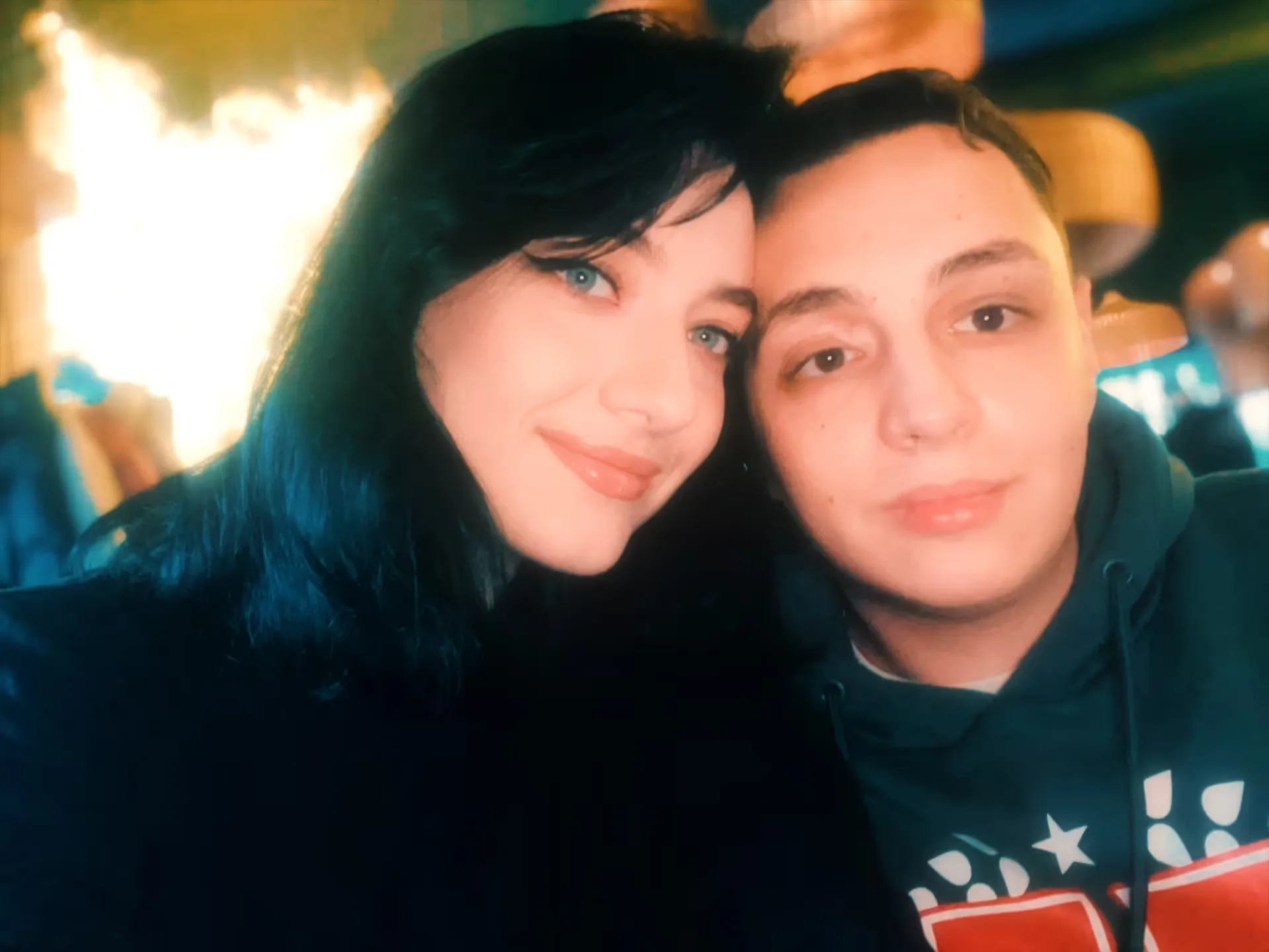 Bogdan Kolomiyets and his wife.
