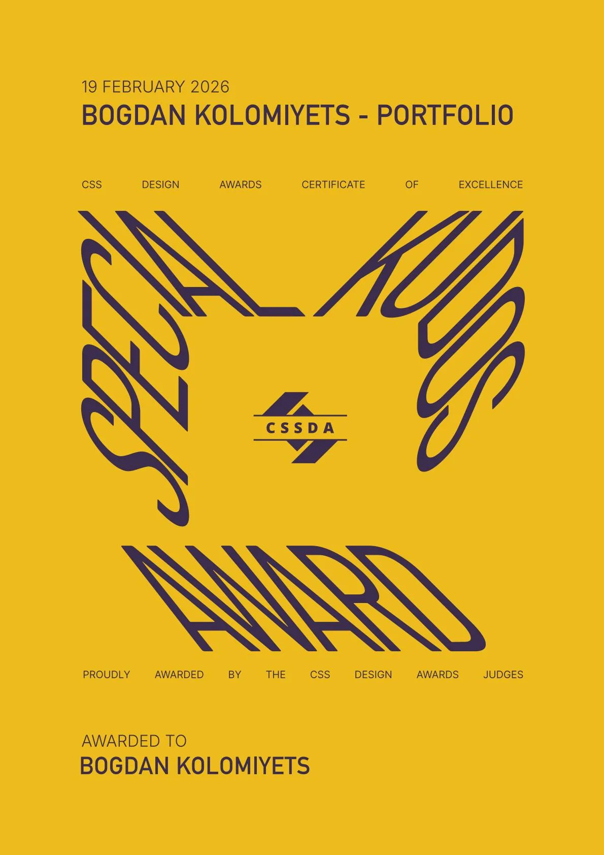 CSSDA — Special Kudos