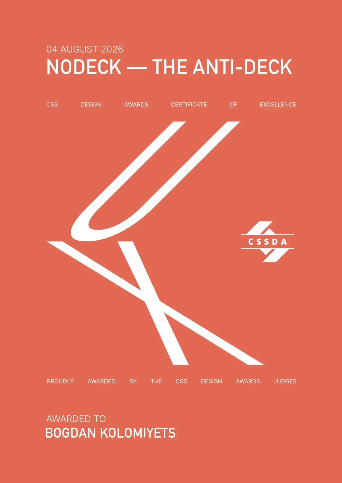 CSSDA — UX Design